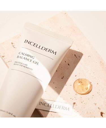 INCELLDERM Calming Balance Gel Water-based Moisturizer 100ml / 3.38 fl oz | Soothing Hydration for Sensitive Skin - Buy Online on GoSupps.com