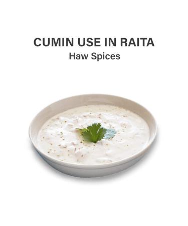 HAW Cumin Seeds Whole 7oz (200g) - Premium Quality, Gluten-free, Non-irradiated, All Natural for Cooking & Tea | Adds Flavor & Taste - Pack of Whole Cumin Seeds - Buy Online on GoSupps.com