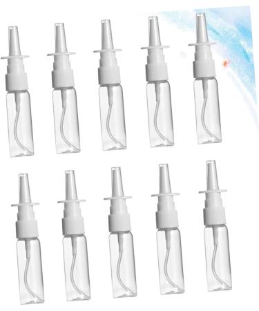 FOMIYES 30ml 10pcs Plastic Nasal Spray Bottles - Cosmetic Travel Containers - Transparent Color - Buy Online on GoSupps.com
