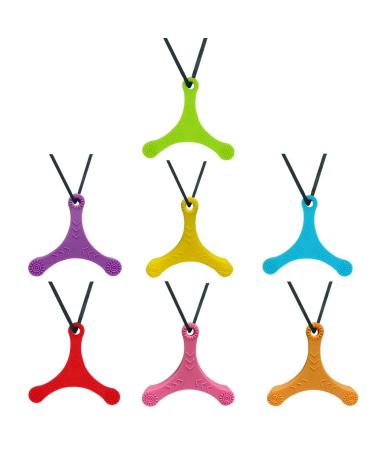Yuanshenortey Baby Teething Ring - Silicone Sensory Chew Toy Necklace | Safe Chewy Toy for Autism & Teething Relief - Buy Online on GoSupps.com