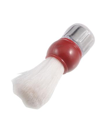 Ruilogod White 1.4" Diameter Bristle Grooming Hair Shaving Brush
