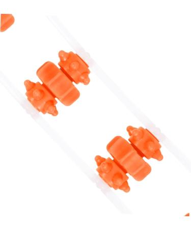 Lurrose 4-Piece Spherical Backing Strips - Multi-Tools Self-Massage Device for Muscle Recovery | Rolling Lymph Massage Gel & Magnetic Pearls - 115x5.6cm | Buy Now! - Buy Online on GoSupps.com
