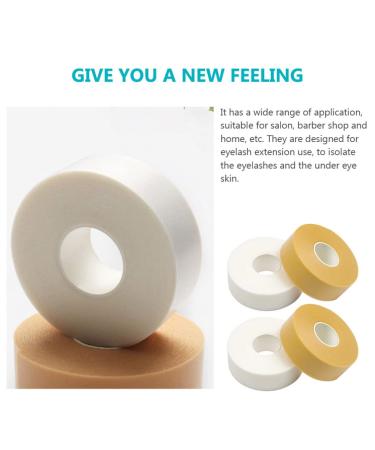 FOMIYES 4 Rolls Eyelash Stickers - Premium Lash Grafting Tape & Under Eye Pads for Extensions | Micropore Fabric & Foam Adhesive - Shop Now - Buy Online on GoSupps.com