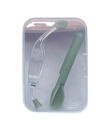 Apunthize soft silicone shovel tweezers set for inserting contact lenses.