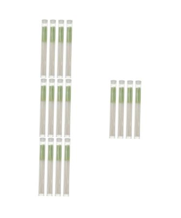 FRCOLOR 16 Boxes Ear Piercing Cleaning Line Ear Hole Cleaner Ear Cleaners Nursing Accessories Ear Cleaning Tool Ear Hole Cleaner Floss Earring Hole Cleaning Solution Household Ear Floss 10X0.2CMx4pcs Greenx4pcs