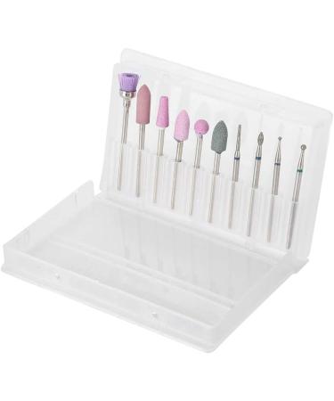 Different Gift Tungsten Steel Nail Drill Head Essential tools Easy to store Nail Grind Head Lightweight and portable Salon Shop for Home(C suit) - Buy Online on GoSupps.com