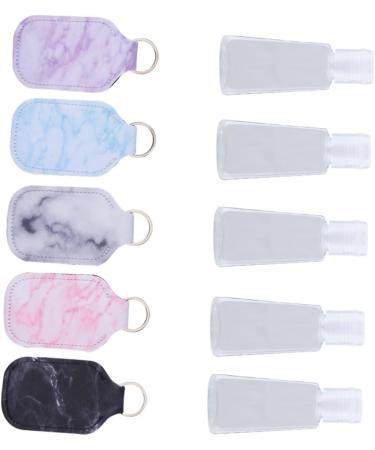 COLLBATH 30 Pcs Bottle Cover Keychain Protector - Assorted Colors, Travel Size - Reusable & Portable - Buy Online on GoSupps.com