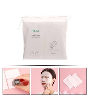 Beaupretty Cotton Makeup Pads - 200pcs Facial Cleaning & Makeup Remover Pads | Compressed Sponges for Easy Use - Buy Online on GoSupps.com