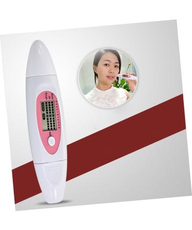 Beavorty 2pcs 3 1 Facial Moisture Oil Tester Skin Facial Moisture Skin Analyzer Digital Skin Detector White - Buy Online on GoSupps.com