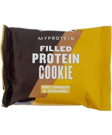 MyProtein Protein Filled Cookie Double Chocolate and Caramel 75 g Box of 12 - Buy Online on GoSupps.com