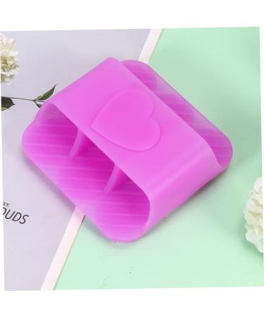 Healeved 2pcs Hair Scrubber & Shampoo Brush Set - Purple Cleaning & Massage Brush for Bath - Best for Gentle Scalp Care - Buy Online on GoSupps.com