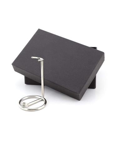 MEN'S RAZOR HOLDER STAND WITH STAINLESS STEEL (CHROME FINISH) FOR ALL TYPES.