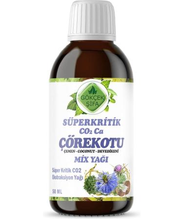 Gökçek Sifa - Supercritical CO2 Ca Nigella Blend Oil - 50ml - 100% Herbal Extract Oil - Powerful Formula - Contains No Chemical Additives - Supercritical Black Cumin Mix Oil