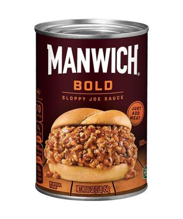 MANWICH (BOLD) Sloppy Joe Sauce 16oz 3pack