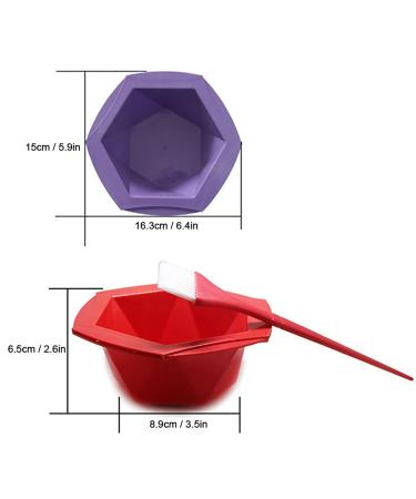 Colorful Hair Dye Bowl and Brush Set | Professional Hair Color Accessories for Stylists | International Shipping Available - Buy Online on GoSupps.com