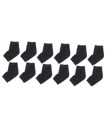 Beavorty 6 Pairs Silicone Socks moisturizing Heel Socks Woman Man Socks Gel Heel Sleeves feet Cracked Socks calcetines para Hombre Dry feet Socks moisturizing Socks Men and Women at Night