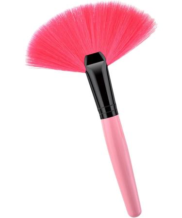 Convenient Fan Concealer Brush With Soft Bristles Cream Blending Brush For Seamless Makeup Application Cosmetic Red Hair - Buy Online on GoSupps.com
