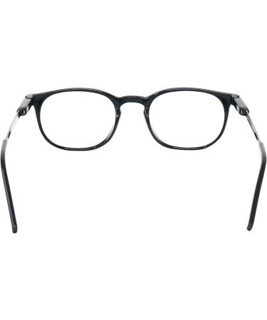 Mini Glasses Nerd Pin Reading Glasses - Black 1.5 Diopters | Free Case Plastic Frame & Metal Spring Hinge - Perfect Reading Aid for Men & Women - Buy Online on GoSupps.com