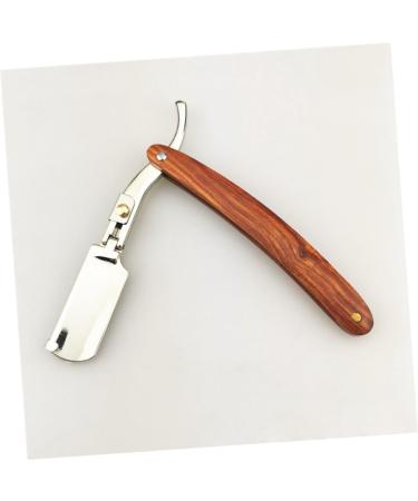 Minkissy Travel Razor Knife for Men | Double-Sided Metal Razor & Bamboo Holder - Safe & Portable Khimar Hijab Hair Cutting Tool - Buy Online on GoSupps.com