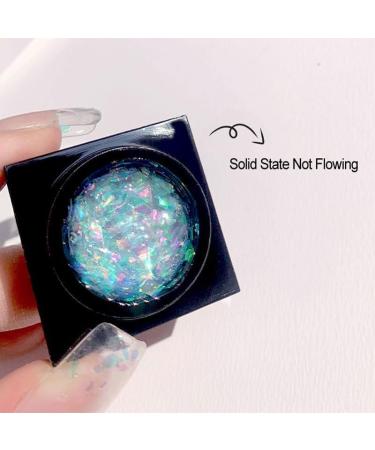 Nail Polish Solid Nail Gel Polish Gel UV LED Reflective Glitter Gel Varnish Semi Permanent Glitter UV LED Nail Art Polish - (Color: D-2-027) - Buy Online on GoSupps.com