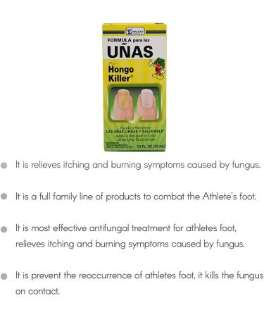 Hongo Killer Nail Formula 1 oz - Pack of 6 | Fast-Acting Treatment - Buy Online on GoSupps.com