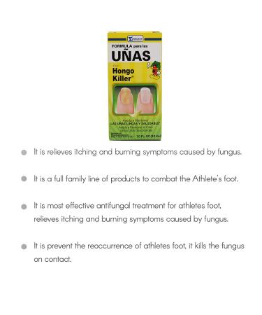 Hongo Killer Nail Formula 1 oz (Pack of 9) - Fast & Effective Fungal Treatment - Buy Online on GoSupps.com