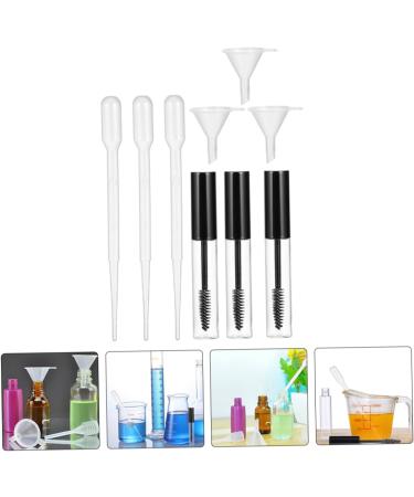 WOONEKY 9 Set Empty Mascara Bottle Eyelash Cream Tube Eyelash Growth Oil Bottle Tube Bottle Abs Transparent - Buy Online on GoSupps.com