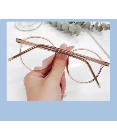 Shop Fuqinqingoz Designer Light Blocking Reading Glasses - Clear Vision Tea Color +150 Strength - Buy Online on GoSupps.com