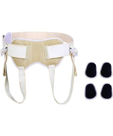 Hernia Belt Truss | Support Brace for Single/Double Inguinal & Sports Hernia | Comfortable Relief for Men & Women with 2 Removable Compression Pads - Buy Online on GoSupps.com