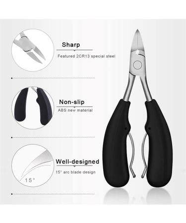 WolFum Toe Nail Clippers Correction Thick Nails Ingrown Toenails Nippers Cutters Dead Skin Care WolFum - Buy Online on GoSupps.com