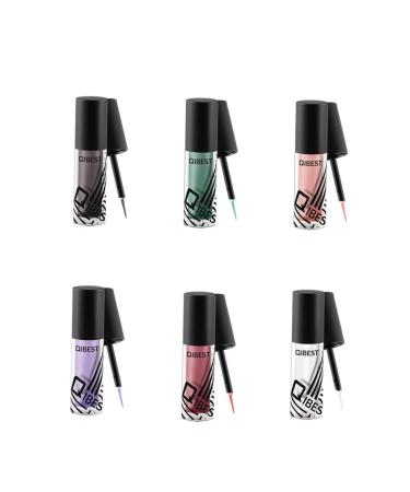 Beavorty 6pcs shimmer eyeshadow glitter liquid eyeliner shiny eyeshadow eye shadow liquid eyeshadow flash