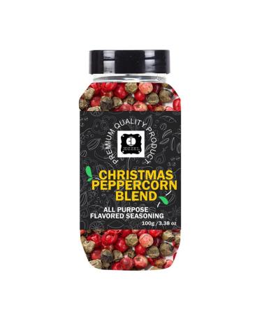 EDZZEL EDZZEL Premium Quality Natural Indian Christmas Peppercorn Mix - 100g Tin (Pack of 2)
