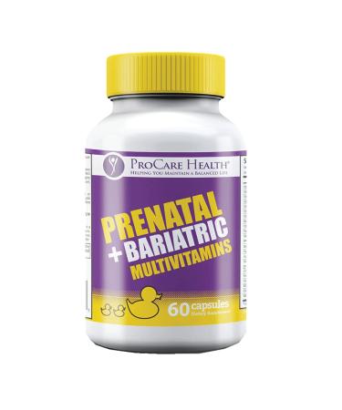 ProCare Health Bariatric Multivitamin | Prenatal | 60 Count | One Month Supply