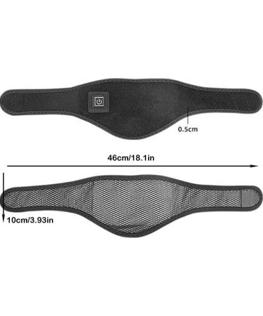Electrothermal Neck & Back Massage Device - Cervical Heating Belt USB Body-Warm Massager with 3 Adjustable Settings for Home Use - Buy Online on GoSupps.com