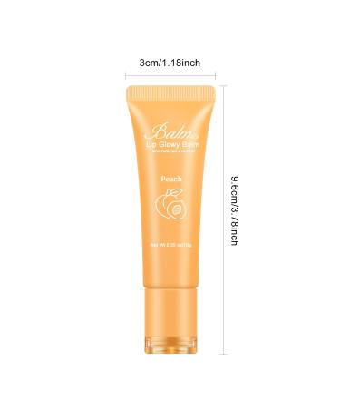 KYDA Peach Lip Gloss Balm | Moisturizing & Hydrating Lip Care for Dry Cracked Lips | Glossy Finish Tint - Buy Online on GoSupps.com