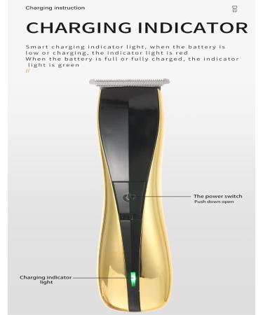 Professional Hair Clippers with USB Charging - Gold Electric Hairdresser Oil Shear - Precision Head Cutter for Effortless Styling - Buy Online on GoSupps.com