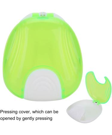Retainer Case Portable Orthodon tic Press-to-Open Retainer Case Adult Waterproof Denture Box Storage Container for Denture Braces Mouth Guard (Green) - Buy Online on GoSupps.com