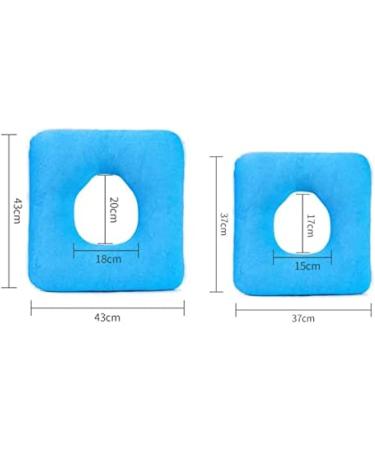 Anti-Decubitus Pad Bed Cushion Donut Nursing Bed Sore Pad for Bedridden Elderly Disabled Comfort & Breathable for Pain Relief Blue 43CM Blue 43CM - Buy Online on GoSupps.com