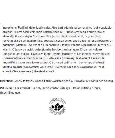 Swanson Resveratrol Wrinkle Cream with Hyaluronic Acid - Anti-Aging Moisturizer for Youthful Skin - 2 fl oz (59 ml) - International Shipping Available - Buy Online on GoSupps.com