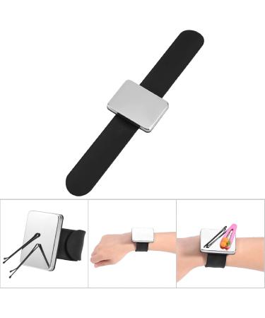 HUSHUI Magnetic Wrist Band for Hairdressers Hair Grip Holder Hairpin Collector Hair Clip Storage Accessory (Black) - Buy Online on GoSupps.com