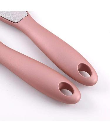 Beaupretty 2-Piece Stainless Steel Pedicure File Set - Double-Sided Heel Scrubber & Skin Exfoliator for Men & Women - Perfect for Soft Smooth Feet - Buy Online on GoSupps.com