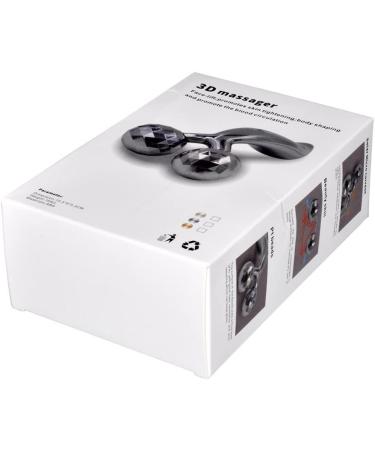 3D Y-Shape Face Body Roller Massager for Firming Beauty - Silver - Buy Online on GoSupps.com