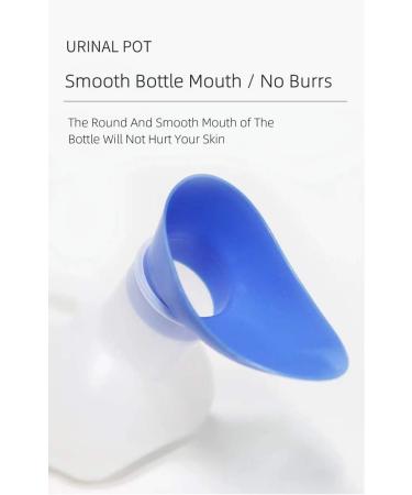 Portable 34oz Spill-Proof Urinal for Men and Women - Ideal for Car Travel - Buy Online on GoSupps.com