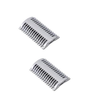 Frcolor 2st wooden shaver Maquinilla de Afeitar Para Hombre M quina de Afeitar Para Hombre Razor head Shave hand rasier head Kahlkopf shaver metal component shaving head man