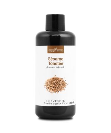 Huile de S same toast e BIO - Fra cheur Garantie OxyCert - Vierge & de 1 Pression Froid 200mL