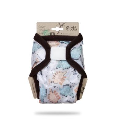 Petit lulu size 1 powers overstated (2-6 kg) |Velcro |Newborn diaper overpotes |Baby diaper pants |Tower diapers for newborns |Made in EU (Dinos Friendship)