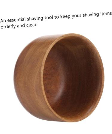 Angoily 3-Pack Shaving Soap Containers for Men | Travel Razor & Brush Included | Lightweight Bamboo Shaving Bowls | 9.3x9.3x6cm - Buy Online on GoSupps.com