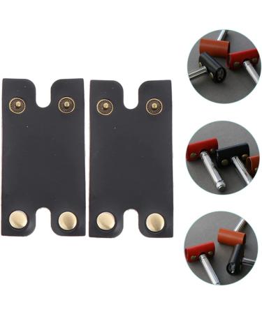 CABILOCK 10 Pack Men's Travel Accessories - Facial Razors with Leather Sheath & Razor Blades - Compact Shaving Set (8.5x4.5cm) - Perfect for Travel - Buy Online on GoSupps.com