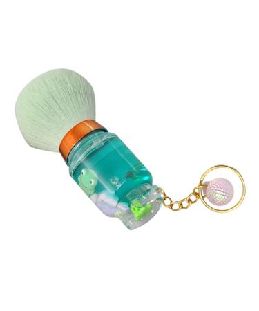 Ipetboom Nail Dust Brush Blush Brush for Makeup Loose Powder Brush Small Brush for Makeup Small Makeup Brush Powder Brush for Loose Powder Manicure Fiber Wool Miss Mushroom Head 9.00X3.50X3.50CM Green