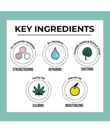 Dr. Sheth's Cica & Ceramide Face Serum | With 2% Squalane Marula Oil 1% Ceramide Complex & Centella Extract Face Serum For All Skin Types -30ml - Buy Online on GoSupps.com